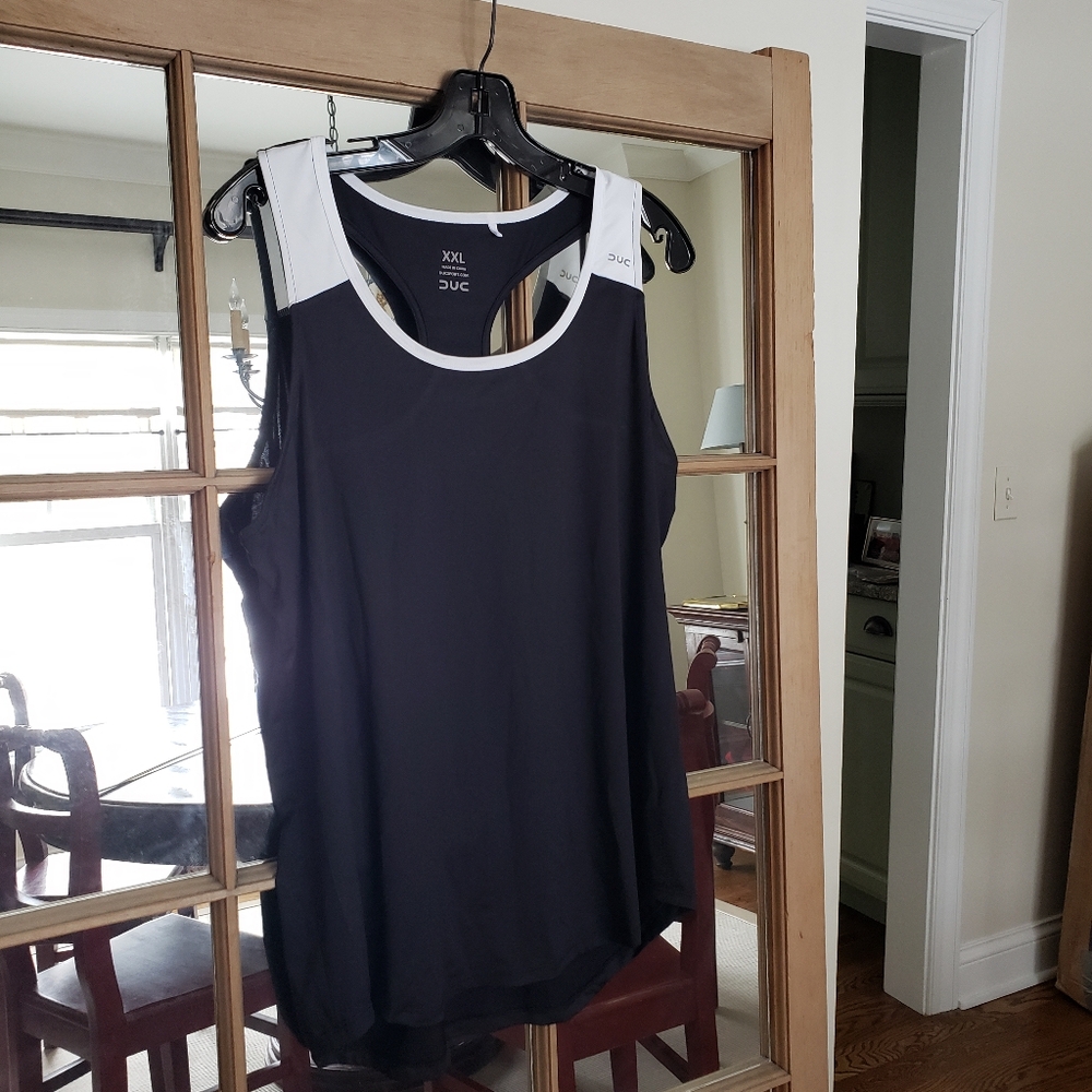 Duc tank, XXL, black white